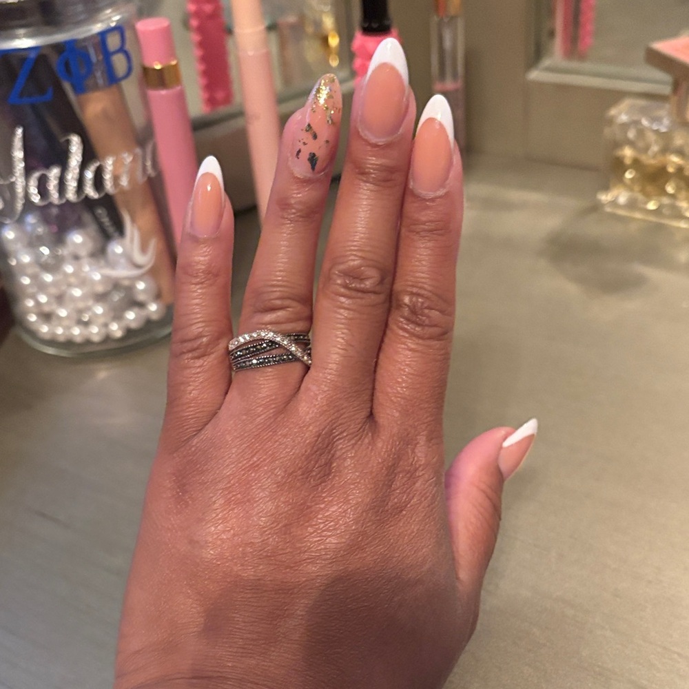 Kay Jewelers black and silver ring